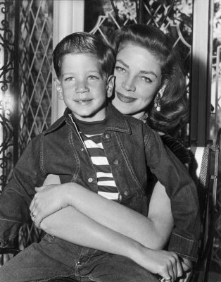 Lauren Bacall with son Stephen ...